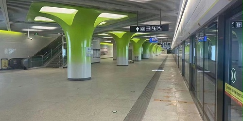 天津地铁5号线水性陶瓷涂料工程案例