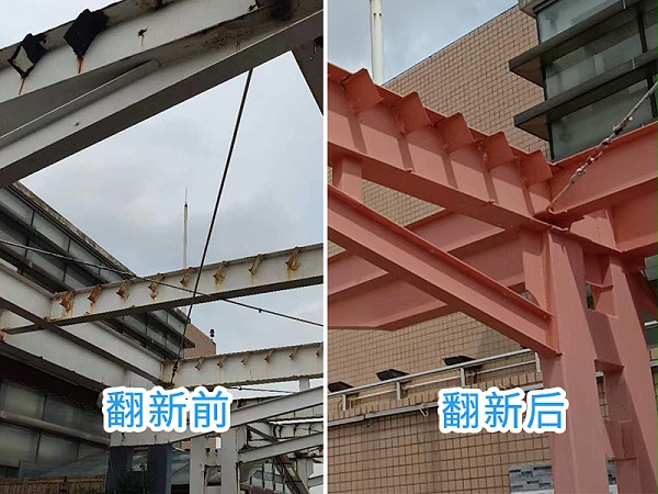 上海东南华庭钢结构栏杆