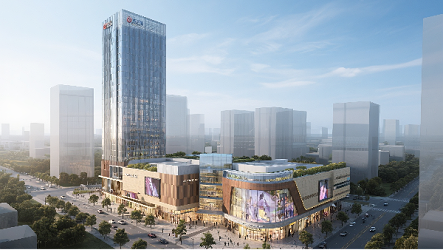 商业体外墙漆新选择：百适涂无机涂料，仿真石效果，A级防火，20年不褪色